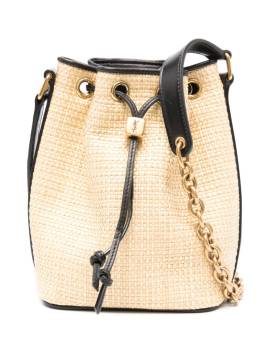 Saint Laurent Beuteltasche aus Bast - Nude von Saint Laurent