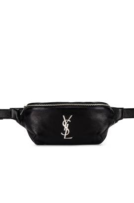 Saint Laurent Hüfttasche mit Logo-Detail in Schwarz - Black. Size all. von Saint Laurent