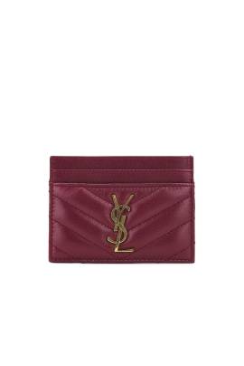 Saint Laurent KARTENETUI in Rouge Merlot - Red. Size all. von Saint Laurent