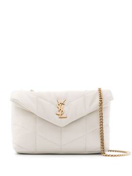 Saint Laurent Kleine Puffer Schultertasche - Nude von Saint Laurent