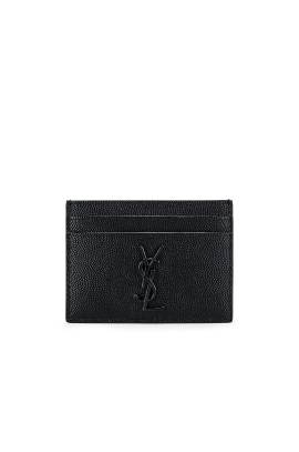 Saint Laurent KARTENETUI in Schwarz - Black. Size all. von Saint Laurent