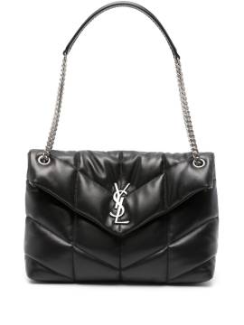 Saint Laurent Mittelgroße 'Loulou' Schultertasche - Schwarz von Saint Laurent