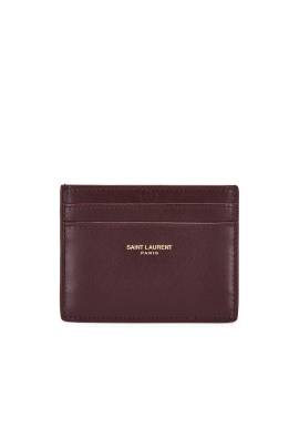 Saint Laurent PORTEMONNAIE in Hot Wine - Wine. Size all. von Saint Laurent