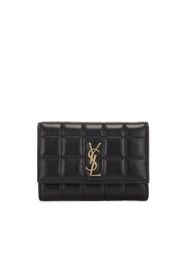 Saint Laurent PORTEMONNAIE in Noir - Black. Size all. von Saint Laurent