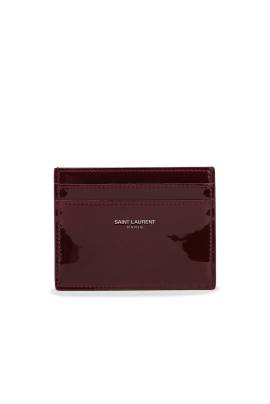 Saint Laurent PORTEMONNAIE in Rot - Burgundy. Size all. von Saint Laurent