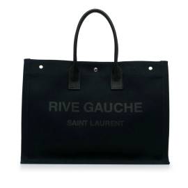 Saint Laurent Rive Gauche Leder Shopper von Saint Laurent