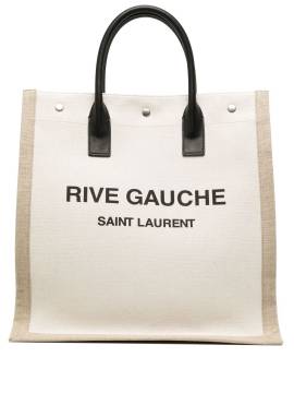 Saint Laurent Rive Gauche North/South Shopper - Nude von Saint Laurent