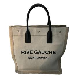 Saint Laurent Rive Gauche Segeltuch Shopper von Saint Laurent