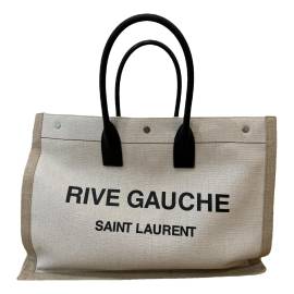 Saint Laurent Rive Gauche Segeltuch Shopper von Saint Laurent