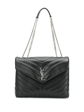 Saint Laurent Schultertasche mit Logo - Schwarz von Saint Laurent