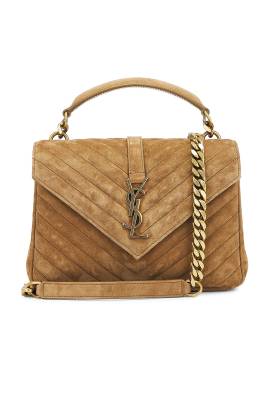 Saint Laurent TASCHE MEDIUM COLLEGE in Golden Leaf - Brown. Size all. von Saint Laurent