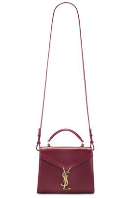 Saint Laurent TASCHE MINI CASSANDRA in Dark Bordeaux - Wine. Size all. von Saint Laurent