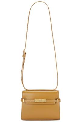 Saint Laurent TASCHE MINI MANHATTAN in Tabac Brown - Mustard. Size all. von Saint Laurent