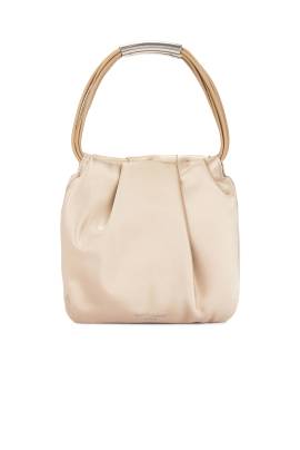 Saint Laurent TASCHE MINI POCHON in Cream & New Desert Beige - Cream. Size all. von Saint Laurent