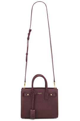 Saint Laurent TASCHE NANO SAC DE JOUR in Hot Wine - Wine. Size all. von Saint Laurent