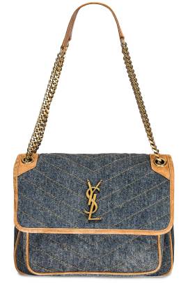 Saint Laurent TASCHE NIKI in Rodeo Blue & Cinnamon - Blue. Size all. von Saint Laurent