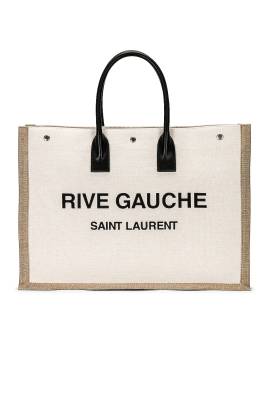 Saint Laurent TASCHE RIVE GAUCHE in Greggio  Naturale  & Nero - Neutral. Size all. von Saint Laurent