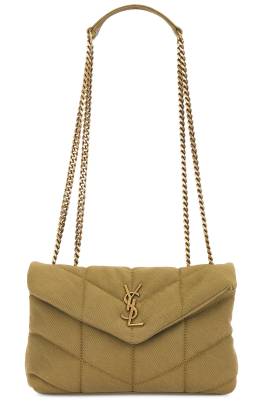 Saint Laurent TASCHE TOY PUFFER in Fir Green - Olive. Size all. von Saint Laurent