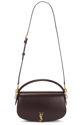 Saint Laurent TASCHE VOLTAIRE in Dunkle Johannisbeere - Brown. Size all. von Saint Laurent