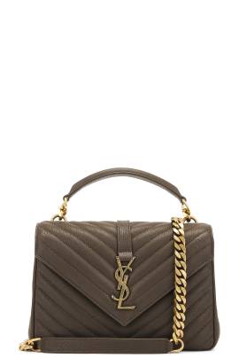 Saint Laurent TASCHEN MEDIUM COLLEGE CHAIN in Light Musk - Taupe. Size all. von Saint Laurent