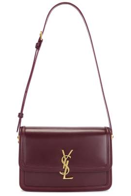 Saint Laurent TASCHEN MEDIUM SOLFERINO in Hot Wine - Wine. Size all. von Saint Laurent