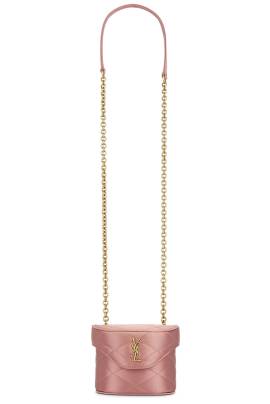 Saint Laurent TASCHEN MINI JUNE in Dragee - Rose. Size all. von Saint Laurent