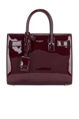 Saint Laurent TASCHEN NANO SAC DE JOUR in Dark Red Wine - Wine. Size all. von Saint Laurent