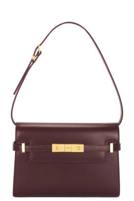 Saint Laurent TASCHEN SMALL MANHATTAN in Hot Wine - Wine. Size all. von Saint Laurent