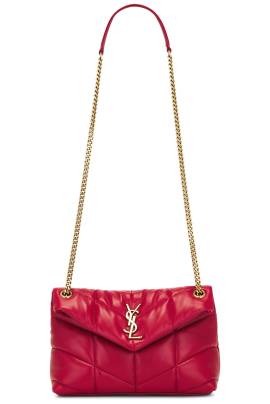 Saint Laurent TASCHEN SMALL PUFFER in Red Danger - Red. Size all. von Saint Laurent