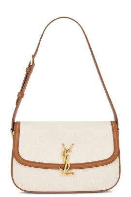 Saint Laurent TASCHEN SMALL SOLFERINO in Greggio & Brick - Cream. Size all. von Saint Laurent