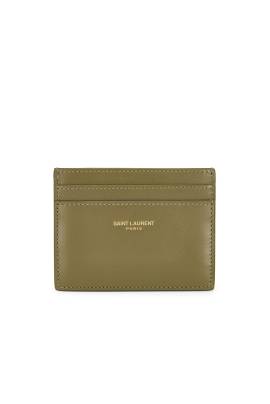 Saint Laurent TASCHEN in Strong Moss - Olive. Size all. von Saint Laurent
