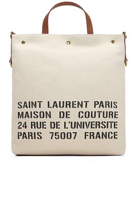 Saint Laurent TOTE-BAG NORTH/SOUTH in Weiß - White. Size all. von Saint Laurent
