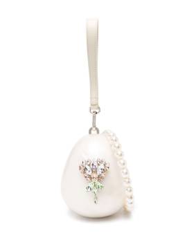 Simone Rocha Micro Pearl Egg Clutch - Nude von Simone Rocha