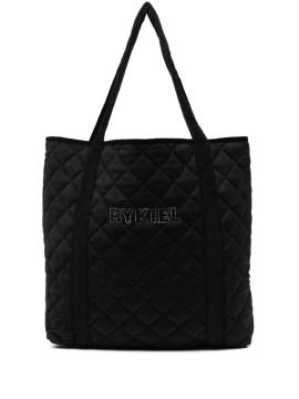 Sonia Rykiel Handtasche mit Logo-Applikation - Schwarz von Sonia Rykiel