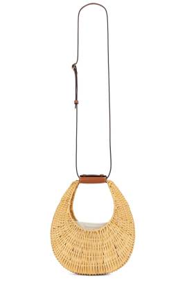 Staud TASCHE MINI MOON in Natur - Tan. Size all. von Staud