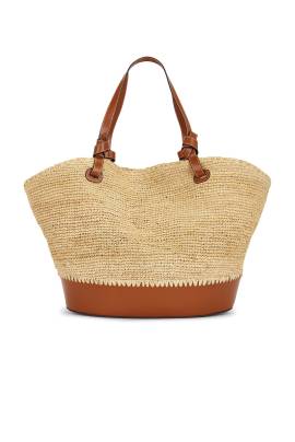 Staud TOTE-BAG in Natural & Tan - Neutral. Size all. von Staud