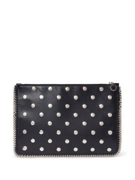 Stella McCartney Clutch mit Nieten - Schwarz von Stella McCartney