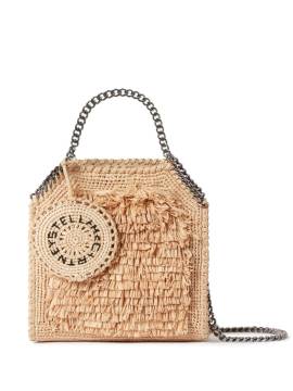 Stella McCartney Mittelgroßer Falabella Shopper mit Bast - Nude von Stella McCartney