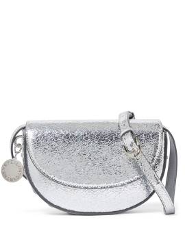 Stella McCartney Frayme Schultertasche aus Faux-Leder - Silber von Stella McCartney