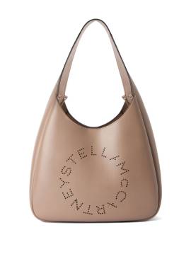 Stella McCartney Lockere Schultertasche mit Logo - Braun von Stella McCartney