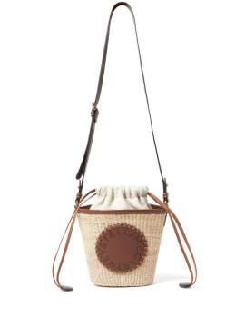 Stella McCartney Schultertasche mit Logo-Applikation - Nude von Stella McCartney