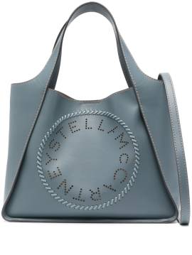 Stella McCartney Schultertasche mit Logo - Blau von Stella McCartney