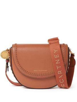 Stella McCartney Schultertasche mit Logo - Braun von Stella McCartney