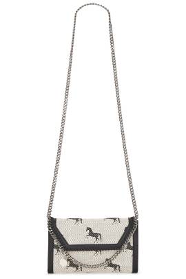 Stella McCartney TASCHE FALABELLA in Cremefarben & Schwarz - Cream. Size all. von Stella McCartney