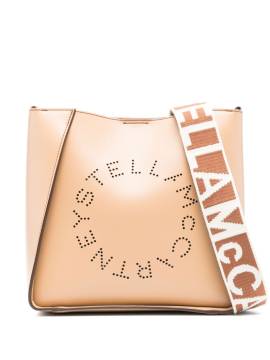 Stella McCartney Umhängetasche mit Logo - Nude von Stella McCartney