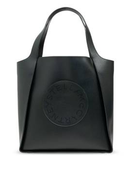 Stella McCartney Handtasche aus Faux-Leder mit perforiertem Logo - Grün von Stella McCartney