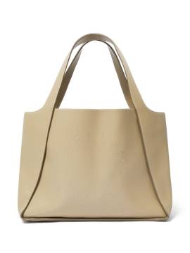 Stella McCartney Handtasche mit Logo - Nude von Stella McCartney