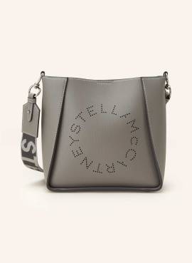 Stella Mccartney Umhängetasche Logo Mini grau von Stella Mccartney