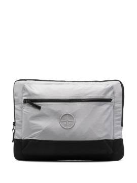 Stone Island Laptoptasche mit Kompass-Stickerei - Schwarz von Stone Island