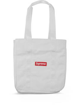 Supreme Canvas-Shopper mit Logo - Weiß von Supreme